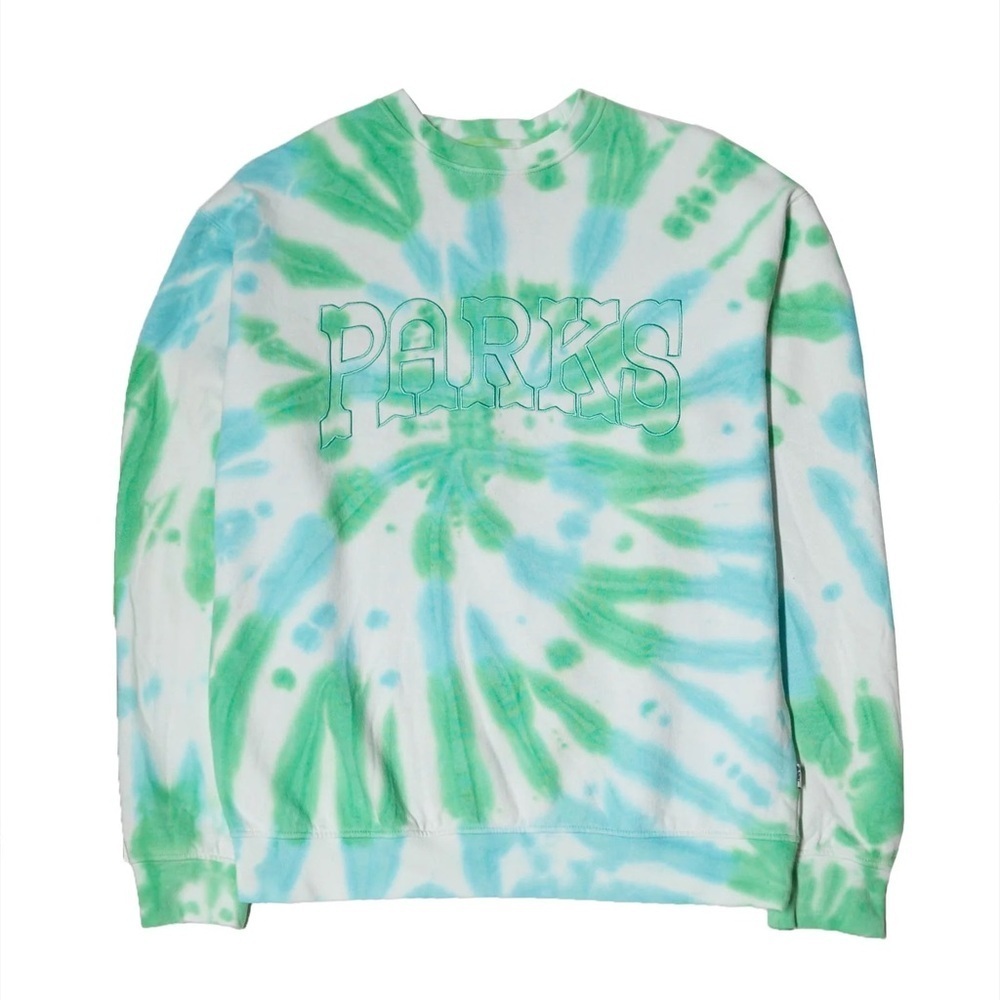 Parks Project Trail Crew Crewneck NWT Rare Tie Dye Fleece Sweatshirt XS